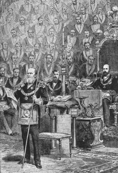 Première installation du Prince de Galles comme Grand Maître des Francs-Maçons, 28 avril 1875, 1901 - Unbekannt