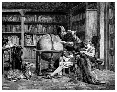 Le Professeur et son élève, 1882 - Unbekannt
