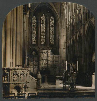 La chaire et le chœur de la cathédrale de Truro, Angleterre, vers 1910 - Unbekannt