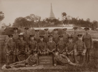 Le personnel du quartier-maître du 1er Royal Munster Fusiliers, Rangoon, Birmanie, 1913 - Unbekannt