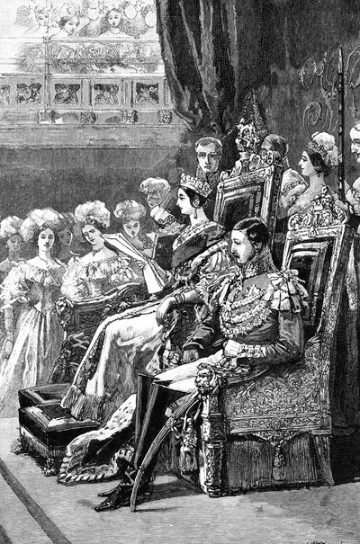 La Reine ouvrant le Parlement, 1846, 1900 - Unbekannt