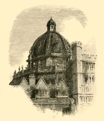 La bibliothèque Radcliffe, depuis la cour de Brasenose - Unbekannt