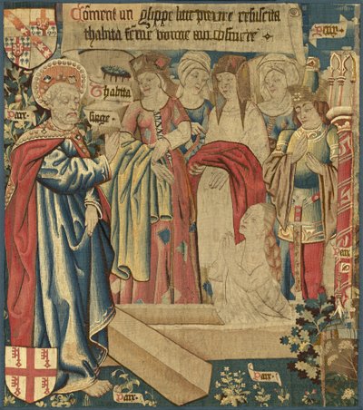 La résurrection de Tabitha, vers 1460 - Unbekannt