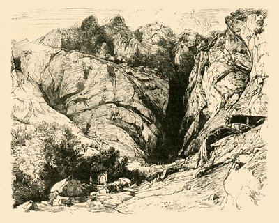 Le Ravin à Delphes, scène de la repousse des Gaulois - Unbekannt