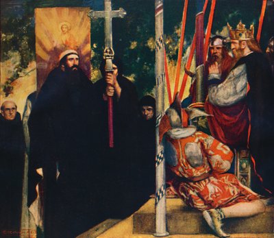 La Réception de Saint Augustin par Ethelbert, 1912 - Unbekannt