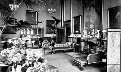 Le salon rouge dans la maison du président, Palais de Westminster, Londres - Unbekannt