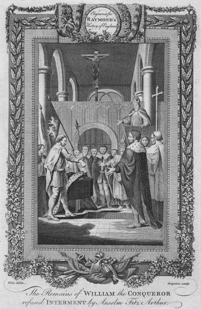 Les Restes de Guillaume le Conquérant refusés d
