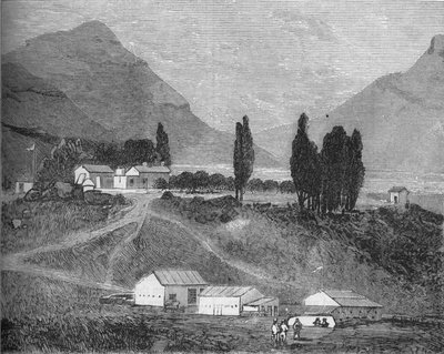La Résidence, Maseru, Basutoland, demeure du chef magistrat, commandant Griffiths, c1880 - Unbekannt