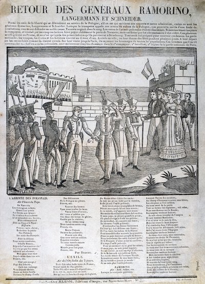 Le retour du général Ramorino, 1831 - Unbekannt