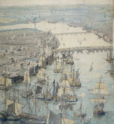Le panorama de Rhinebeck, vers 1807 - Unbekannt