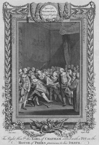 Le très honorable comte de Chatham saisi d