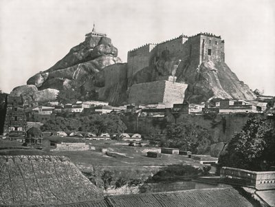 Le Rocher vu du nord, Trichinopoly, Inde, 1895 - Unbekannt