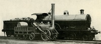 La fusée contrastée avec le type perdu de 4-4-0, vers 1930 - Unbekannt