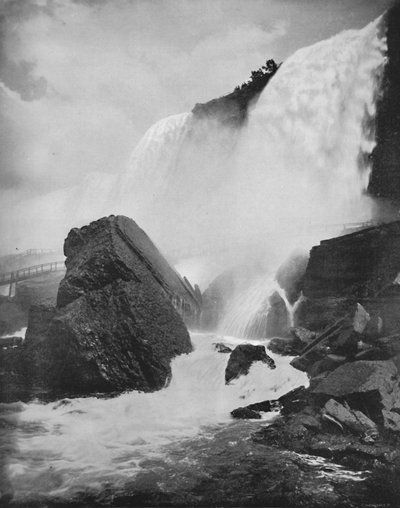 Les rochers sous la chute américaine, 19ème siècle - Unbekannt