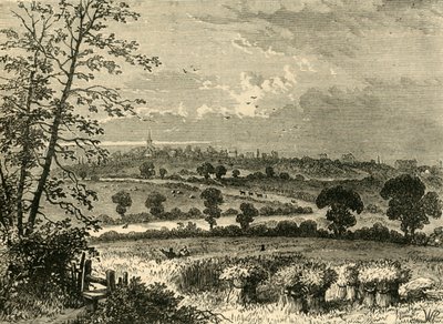 La route romaine, Tufnell Park, en 1838, vers 1876 - Unbekannt