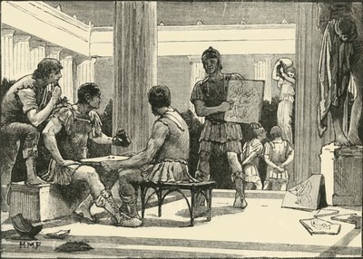 Les Romains à Corinthe, 1890 - Unbekannt