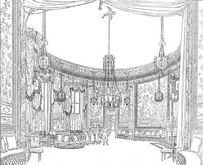 Le Salon, vers 1820. De Nashs Illustrations, 1939 - Unbekannt