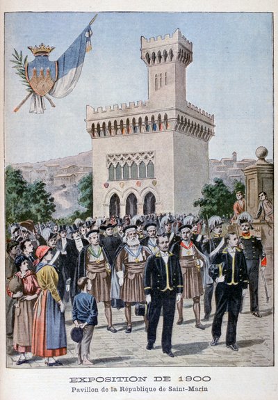 Le pavillon de Saint-Marin à l