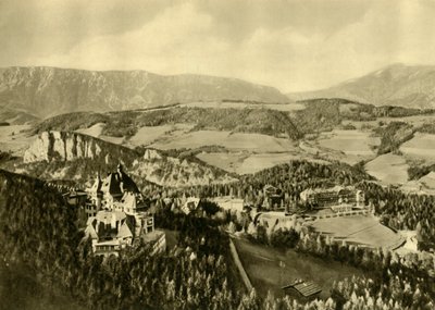 Le Schneeberg et la chaîne de montagnes Rax, Semmering, Basse-Autriche, c1935 - Unbekannt