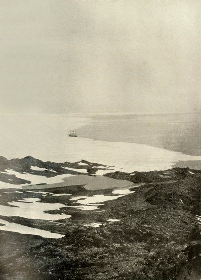 Le navire au large de Pram Point, juste avant de partir pour le Nord, vers 1908, 1909 - Unbekannt