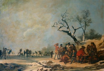 Les patineurs, 18ème ou début du 19ème siècle - Unbekannt