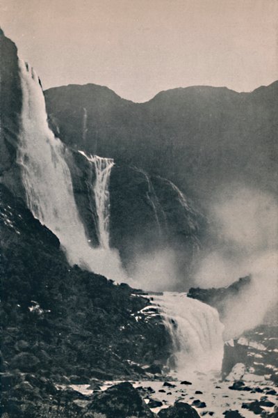 Les chutes de Skjeggedal, 1914 - Unbekannt