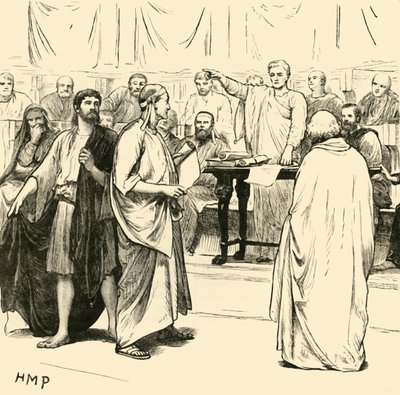 Les sophistes expulsés de Rome, 1890 - Unbekannt