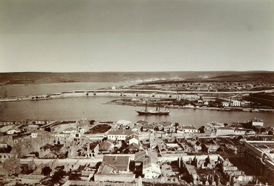 La baie sud et le cap Paul, Sébastopol, Crimée, années 1850 - Unbekannt