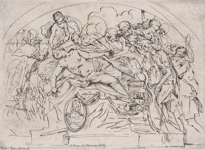Le suicide de Didon, 1650-1700 - Unbekannt