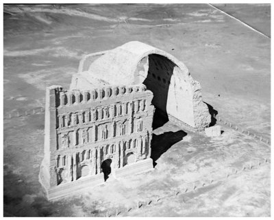 Le Taq-i Kisra vu du ciel, Ctésiphon, Irak, 1926 - Unbekannt