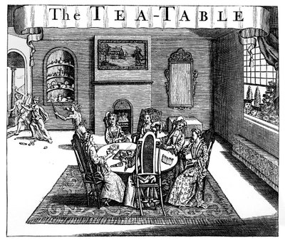 La table à thé, 18e siècle - Unbekannt