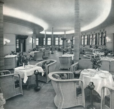 Le salon de thé du Conte Di Savoia, 1933 - Unbekannt