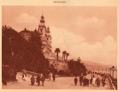 Les terrasses et le casino, Monte Carlo, 1930 - Unbekannt