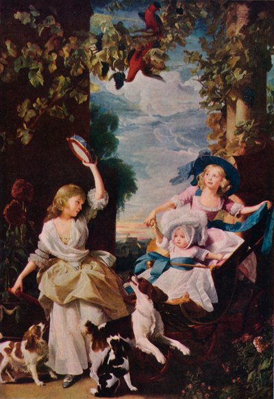 Les trois plus jeunes filles de George III, 1785, 1937 - Unbekannt