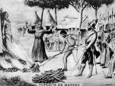 Le supplice de Hatuey, 16ème siècle, années 1920 - Unbekannt