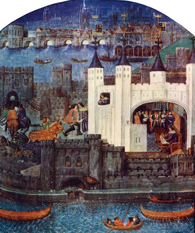 La Tour de Londres avec le pont de Londres, vers 1500, vers 1900-1920 - Unbekannt
