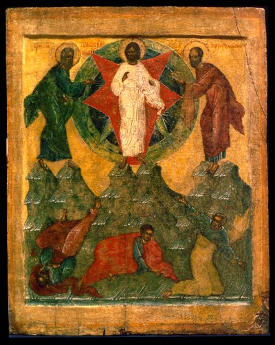 La Transfiguration de Jésus, icône russe, début du XVIe siècle - Unbekannt