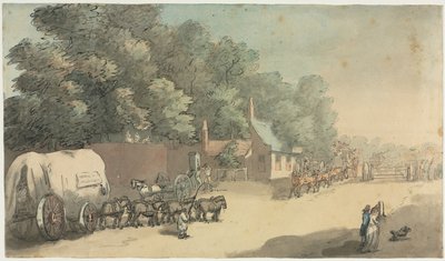 La barrière de péage, 1700s - Unbekannt