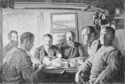 Le bout supérieur de la table du souper. 15 février 1895 - Unbekannt