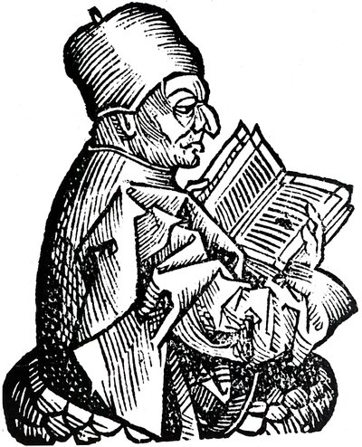 Le Vénérable Bède c. 673-735, théologien, érudit et historien anglo-saxon, 1493 - Unbekannt