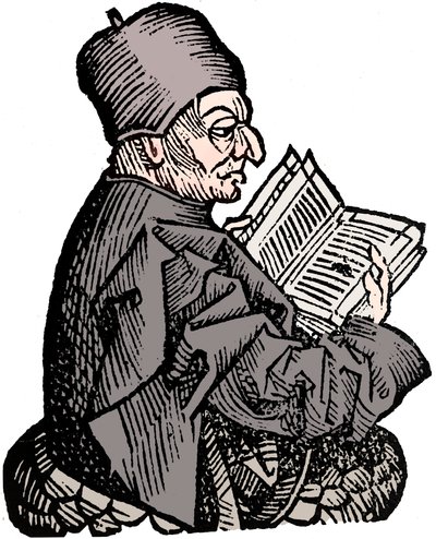Le Vénérable Bède vers 673-735, théologien, érudit et historien anglo-saxon, 1493 - Unbekannt