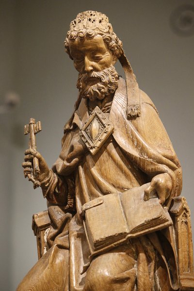 Musée Victoria et Albert. Saint Pierre. Chêne. Pays-Bas méridionaux. Royaume-Uni - Unbekannt