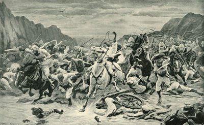 La victoire de Kandahar, poursuite de la cavalerie jusqu
