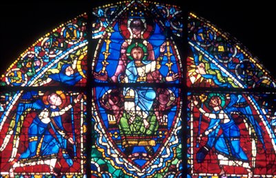 La Vierge et le Christ entourés d