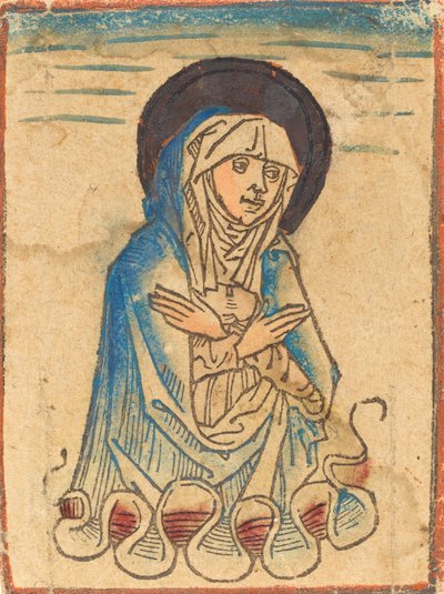 La Vierge dans les nuages - Unbekannt