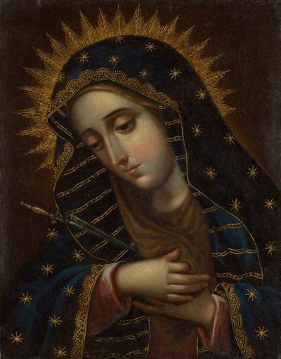La Vierge des Douleurs, XVIIIe siècle - Unbekannt