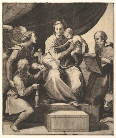 La Vierge au poisson, vers 1515-27 - Unbekannt