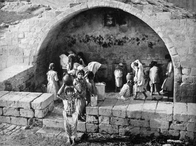 Le puits des Vierges à Nazareth, 1926 - Unbekannt