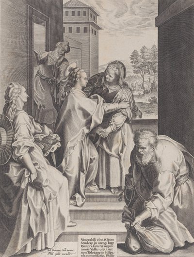 La Visitation, la Vierge et Sainte Élisabeth s