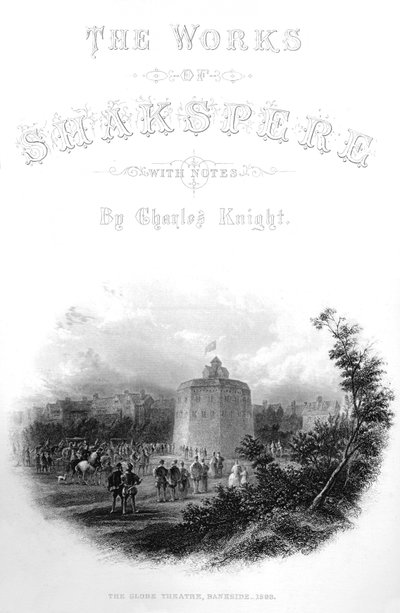 Les œuvres de Shakespeare - Le Globe Theatre, Bankside, 1593, vers 1870 - Unbekannt